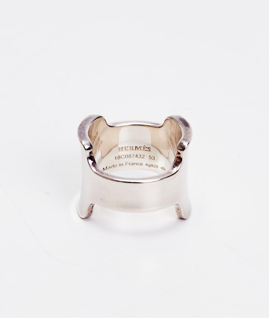HERMES Серебряное серебряное кольцо, фото 6