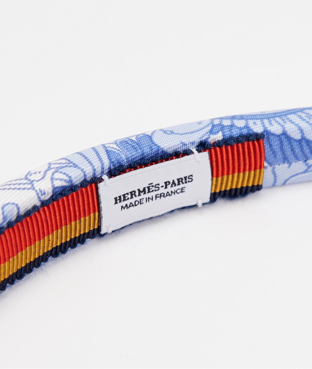 HERMES Голубой ободок, фото 4