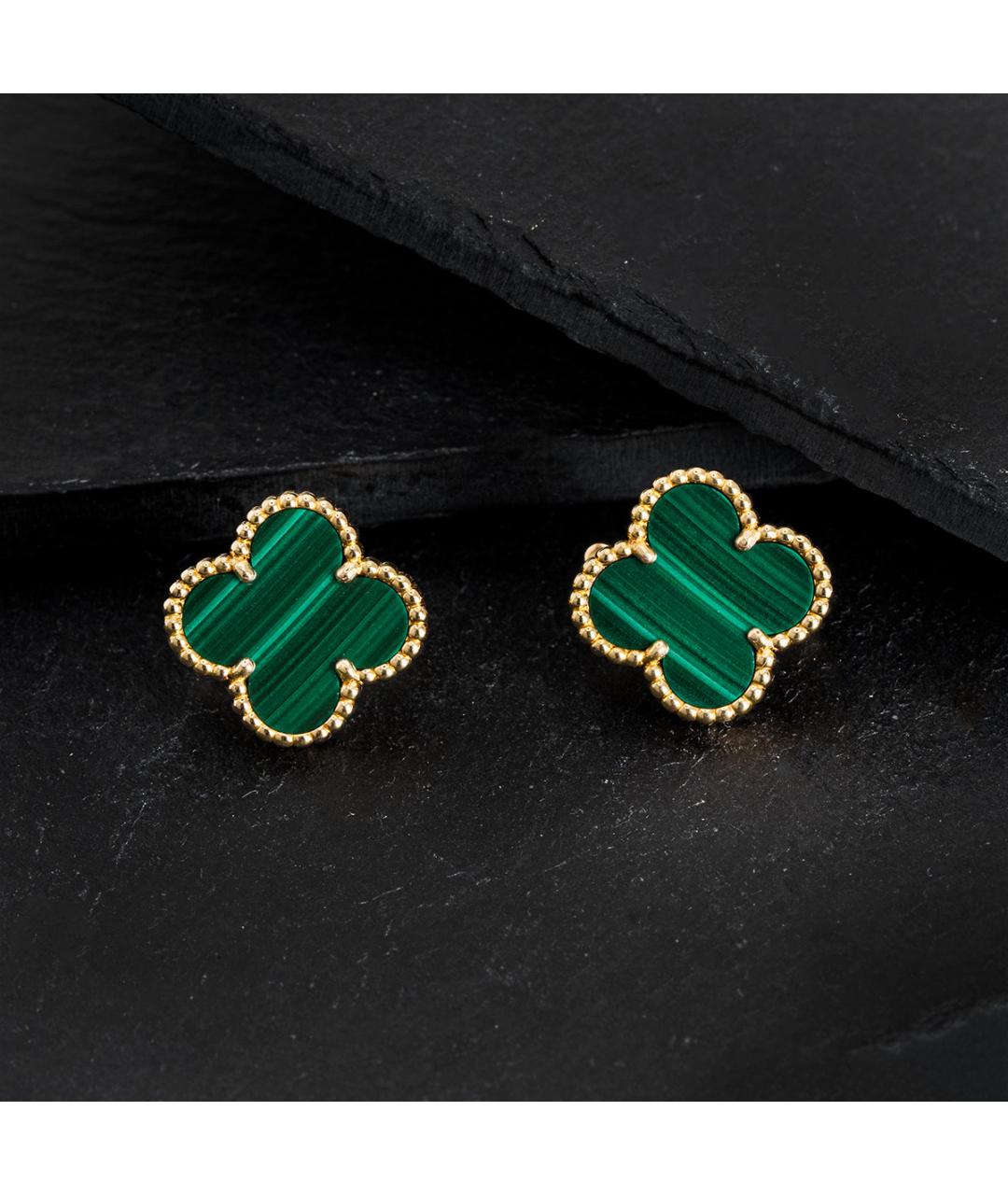 VAN CLEEF & ARPELS Золотые серьги из желтого золота, фото 2