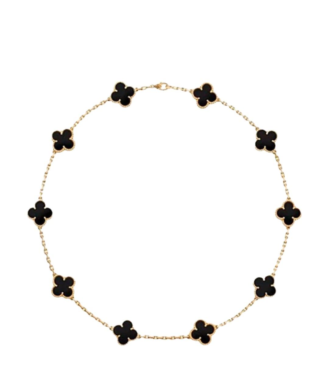 VAN CLEEF & ARPELS Черное колье из желтого золота, фото 1