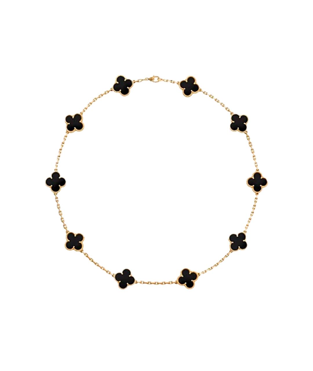 VAN CLEEF & ARPELS Черное колье из желтого золота, фото 5