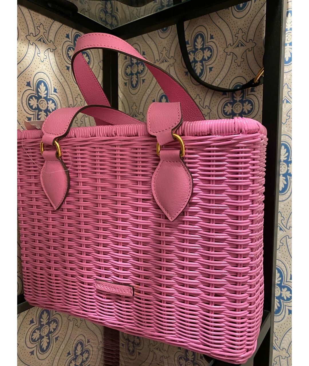 COCCINELLE Розовая кожаная сумка тоут, фото 4