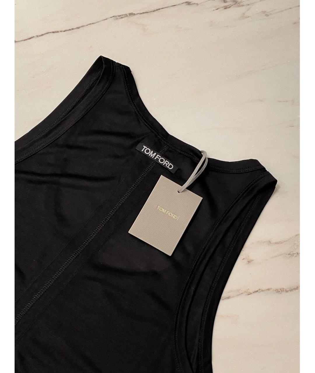 TOM FORD Черная майка, фото 2