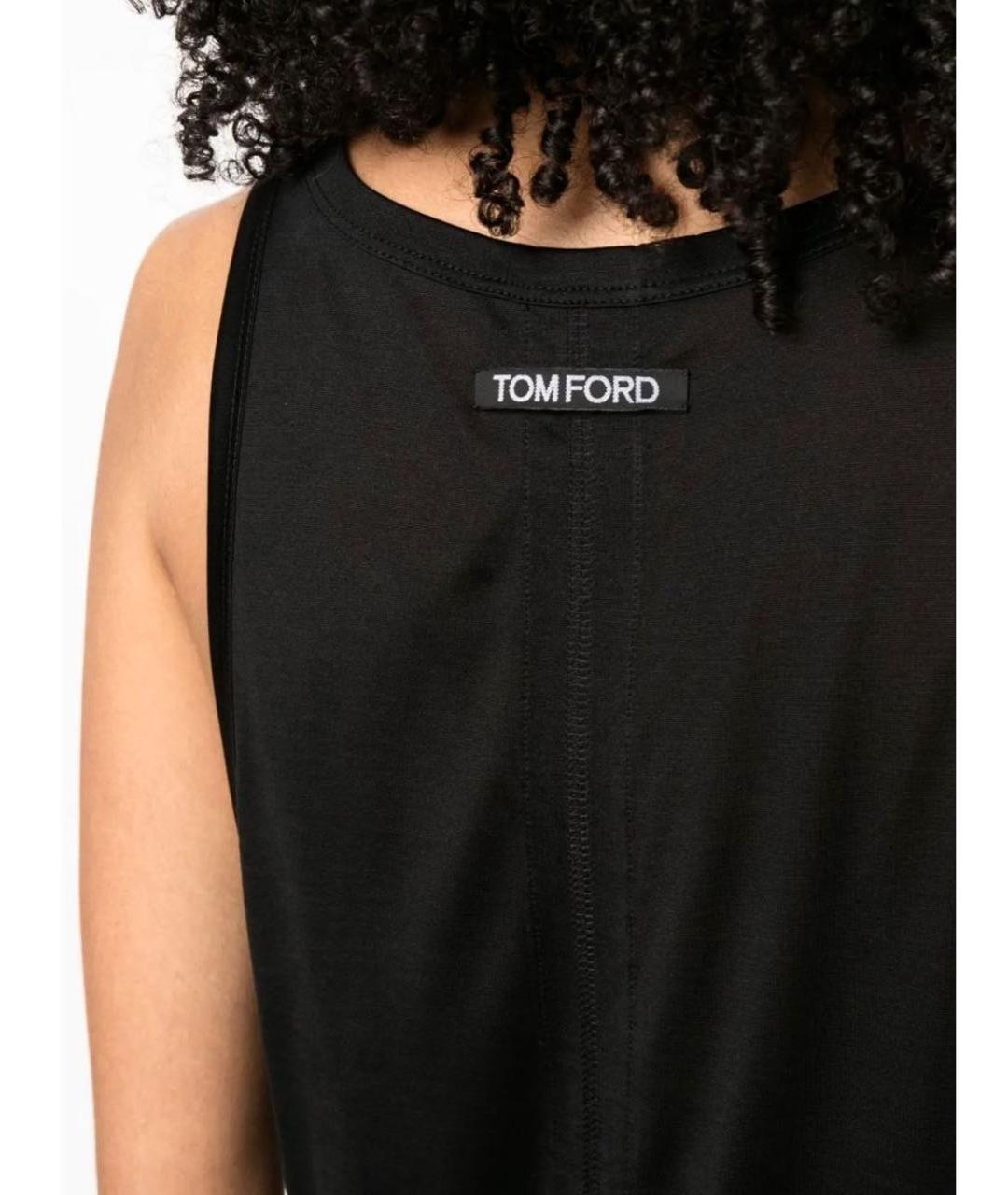 TOM FORD Черная майка, фото 5