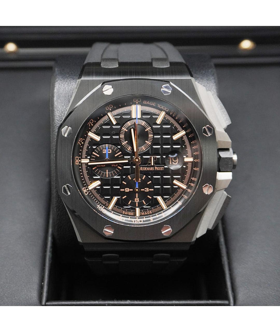 Audemars Piguet Черные керамические часы, фото 2
