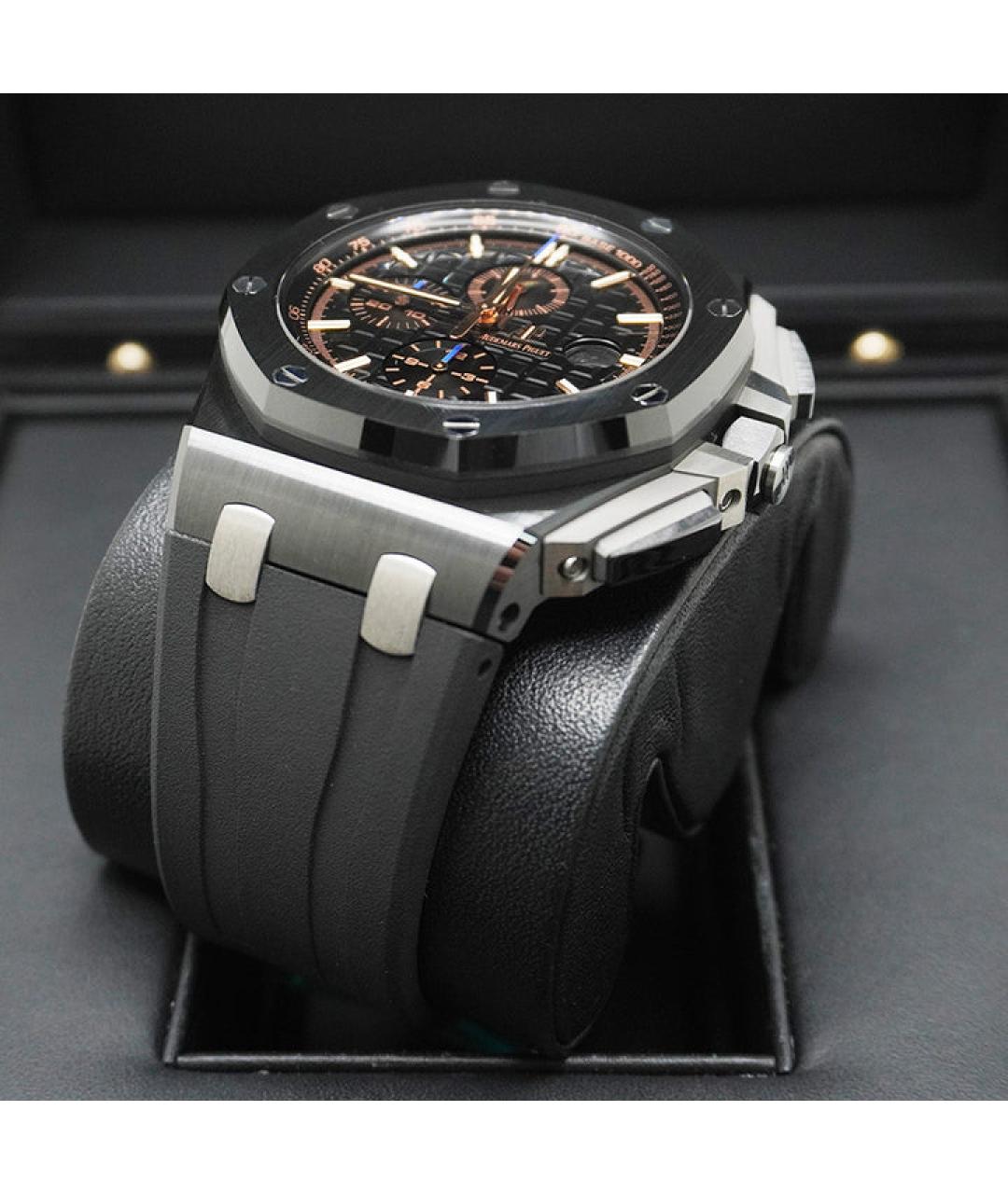 Audemars Piguet Черные керамические часы, фото 4