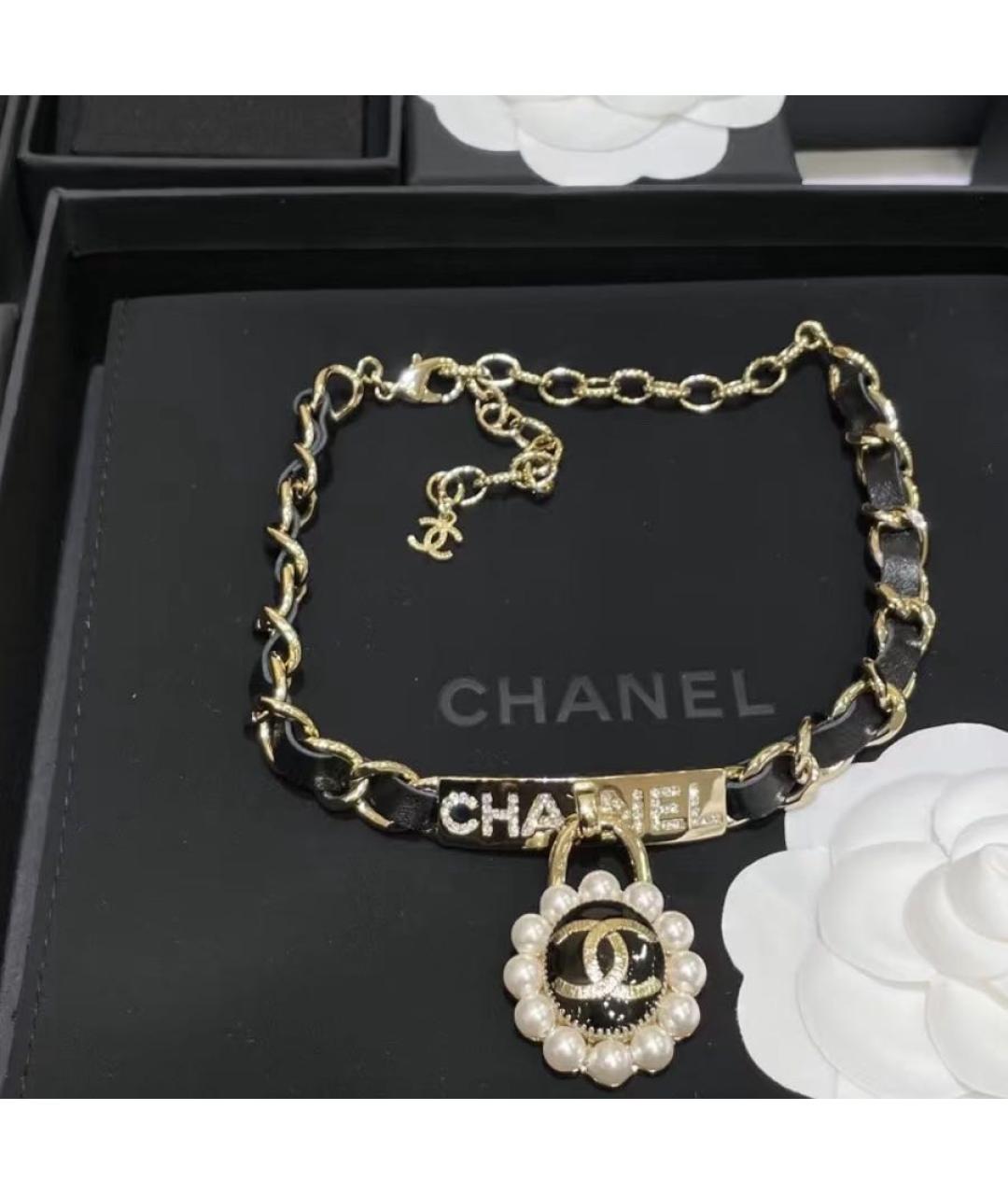 CHANEL Золотое колье, фото 5