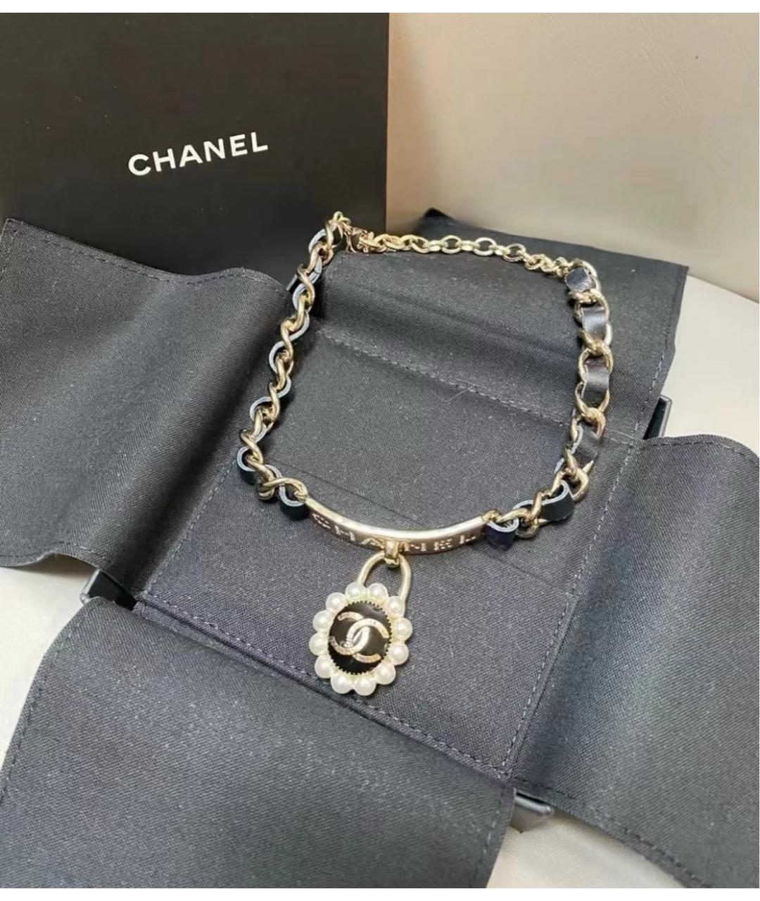 CHANEL Золотое колье, фото 4