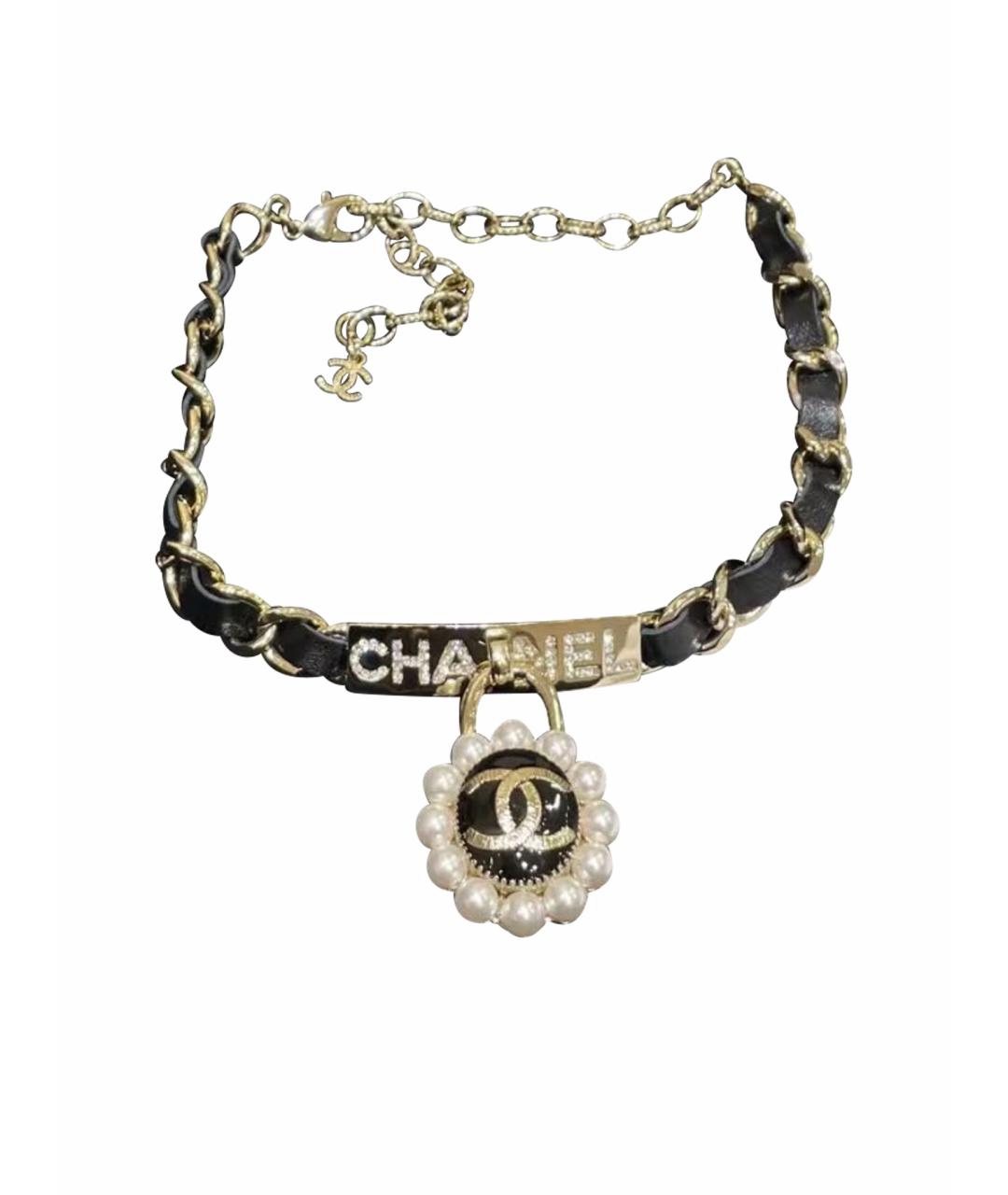CHANEL Золотое колье, фото 1