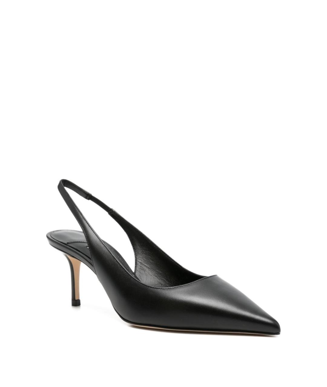 JIMMY CHOO Черные кожаные туфли, фото 2