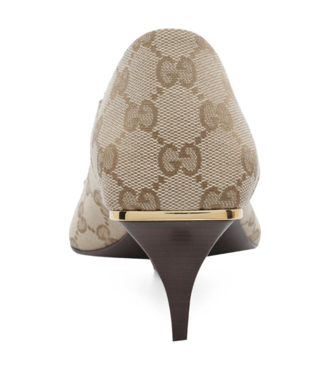 GUCCI Бежевые туфли, фото 3