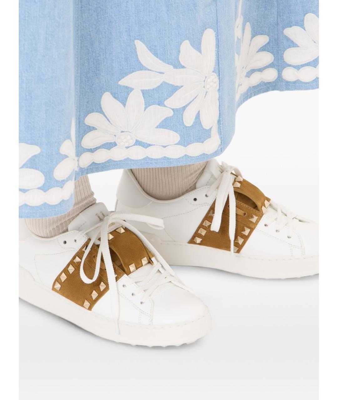 VALENTINO Белые кожаные кеды, фото 6