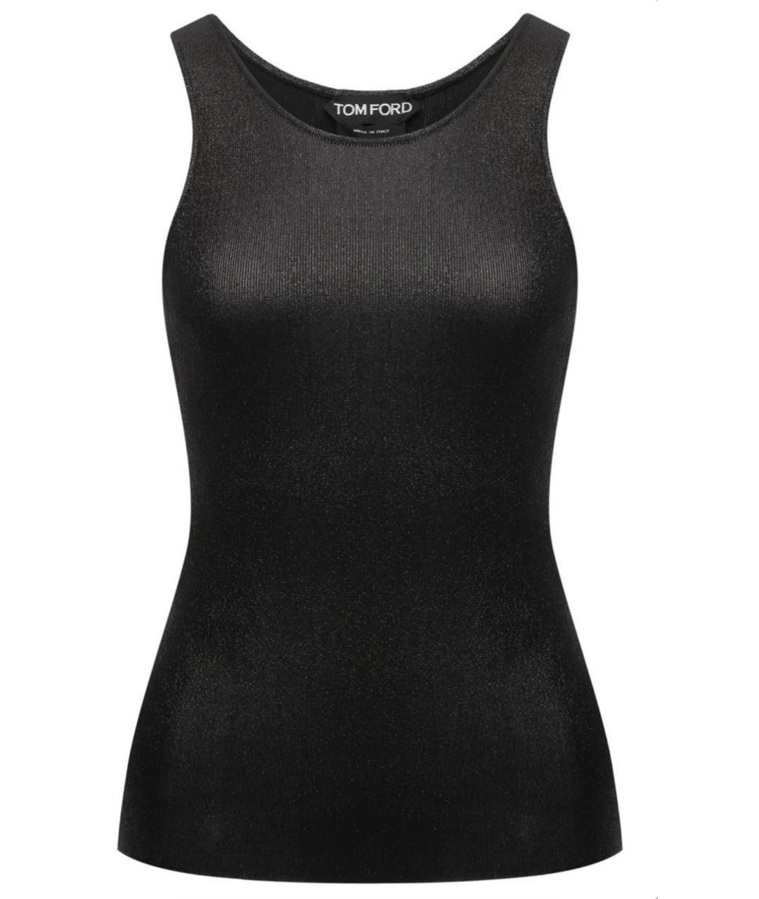 TOM FORD Черная майка, фото 1
