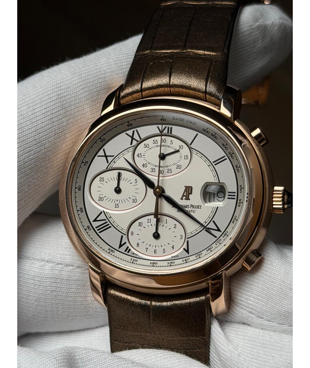 Audemars Piguet Серебряные часы из розового золота, фото 3