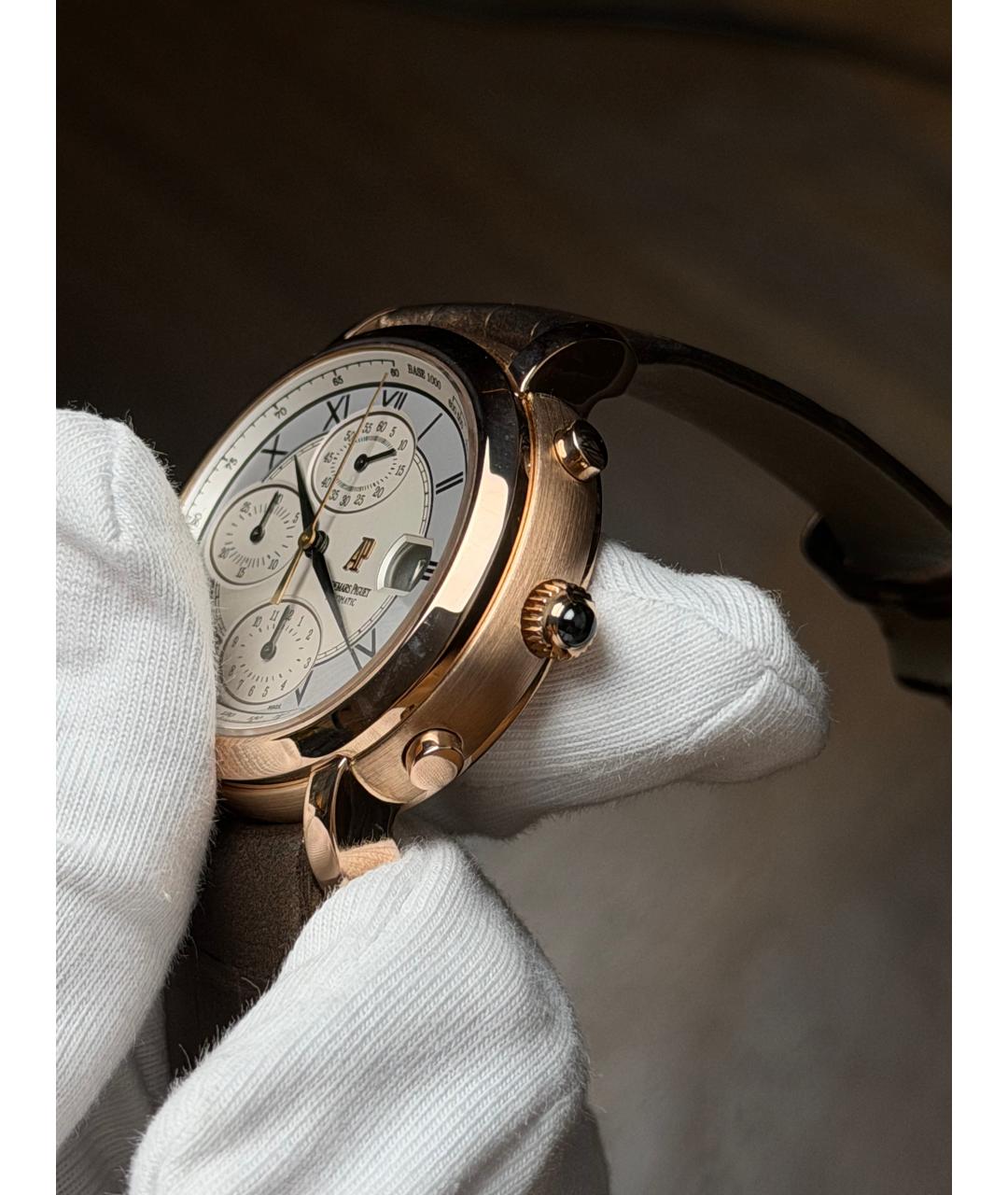 Audemars Piguet Серебряные часы из розового золота, фото 4