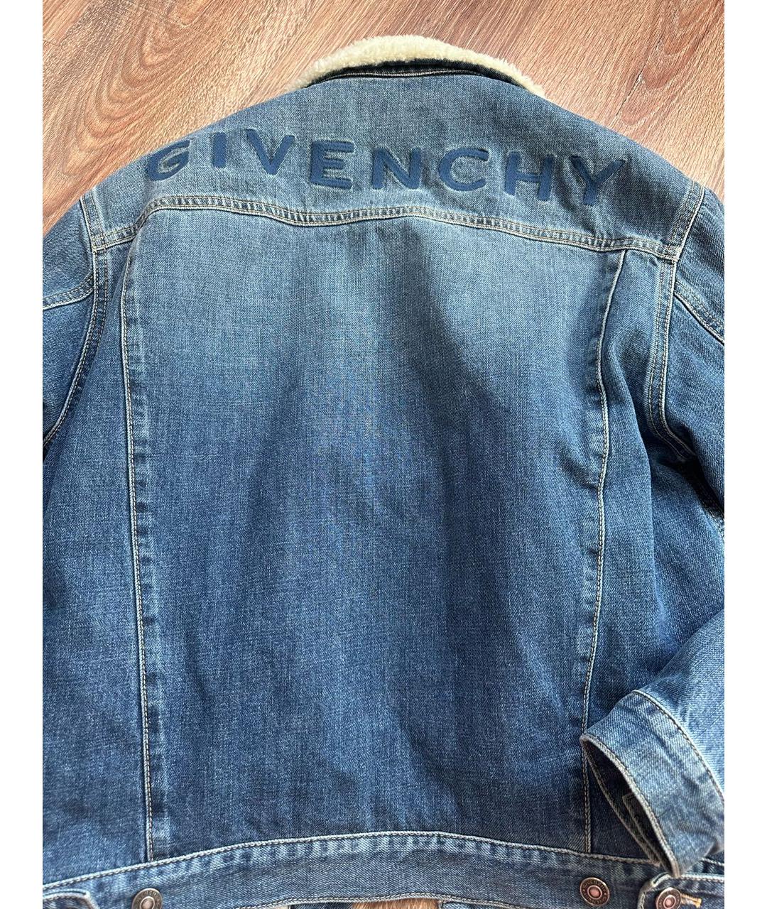 GIVENCHY Синяя деним куртка, фото 2