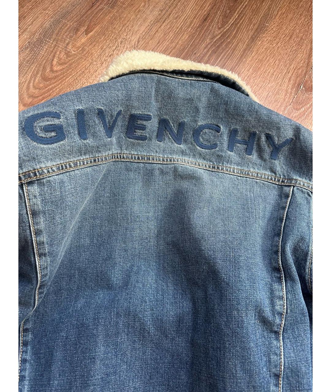 GIVENCHY Синяя деним куртка, фото 5