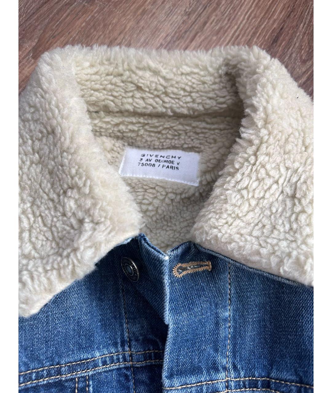 GIVENCHY Синяя деним куртка, фото 4