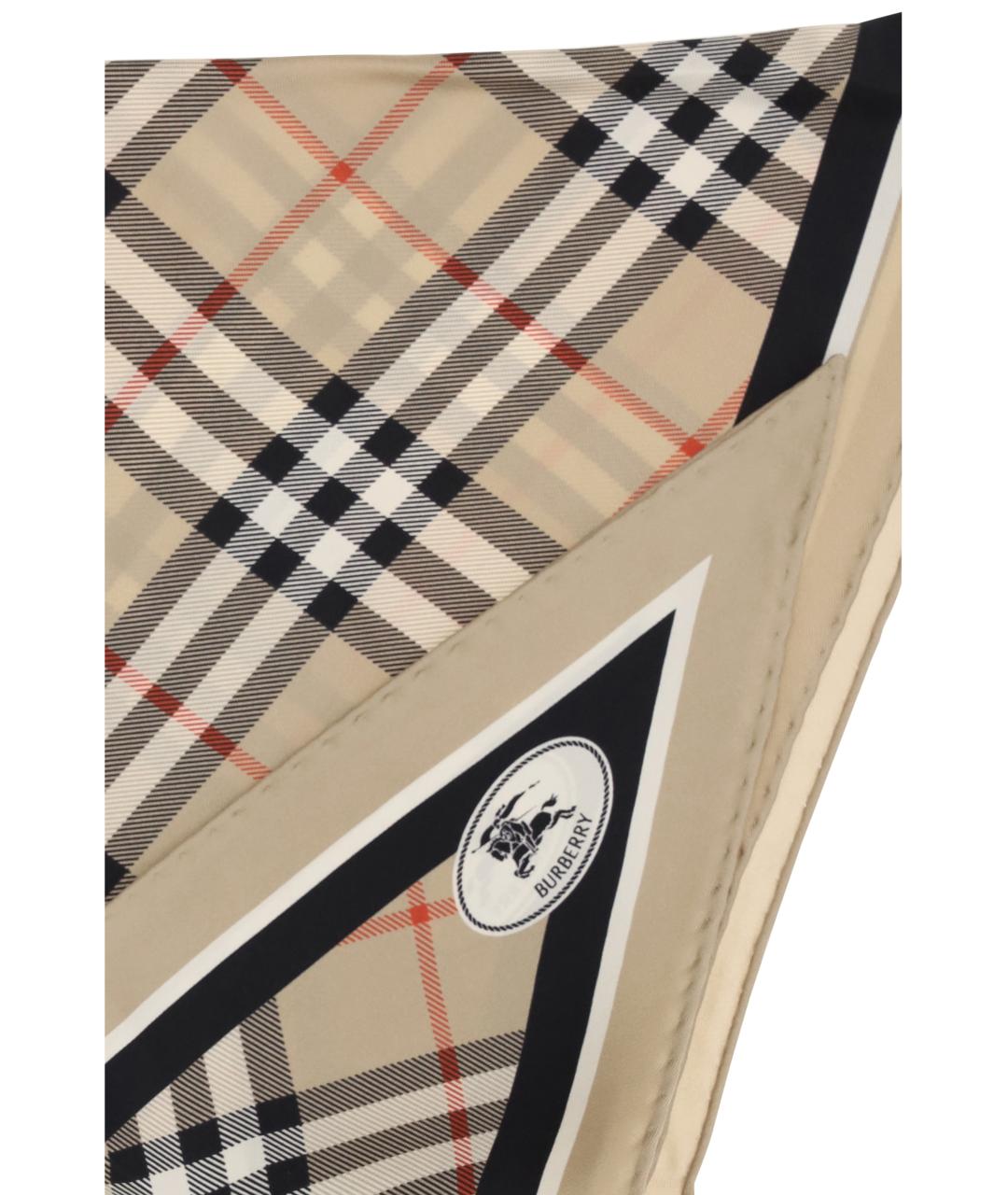 BURBERRY Мульти шелковый шарф, фото 3