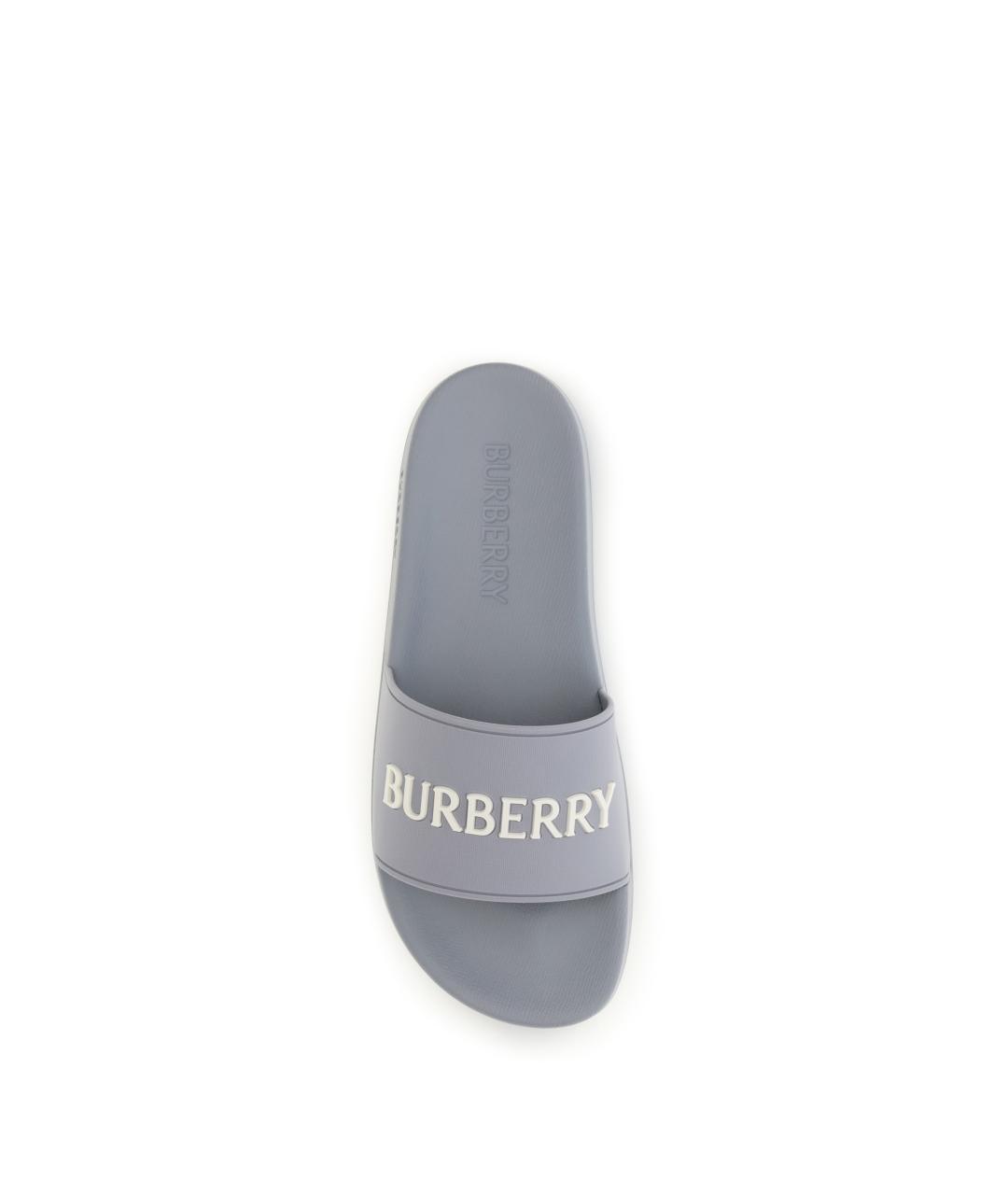 BURBERRY Серые сандалии, фото 4