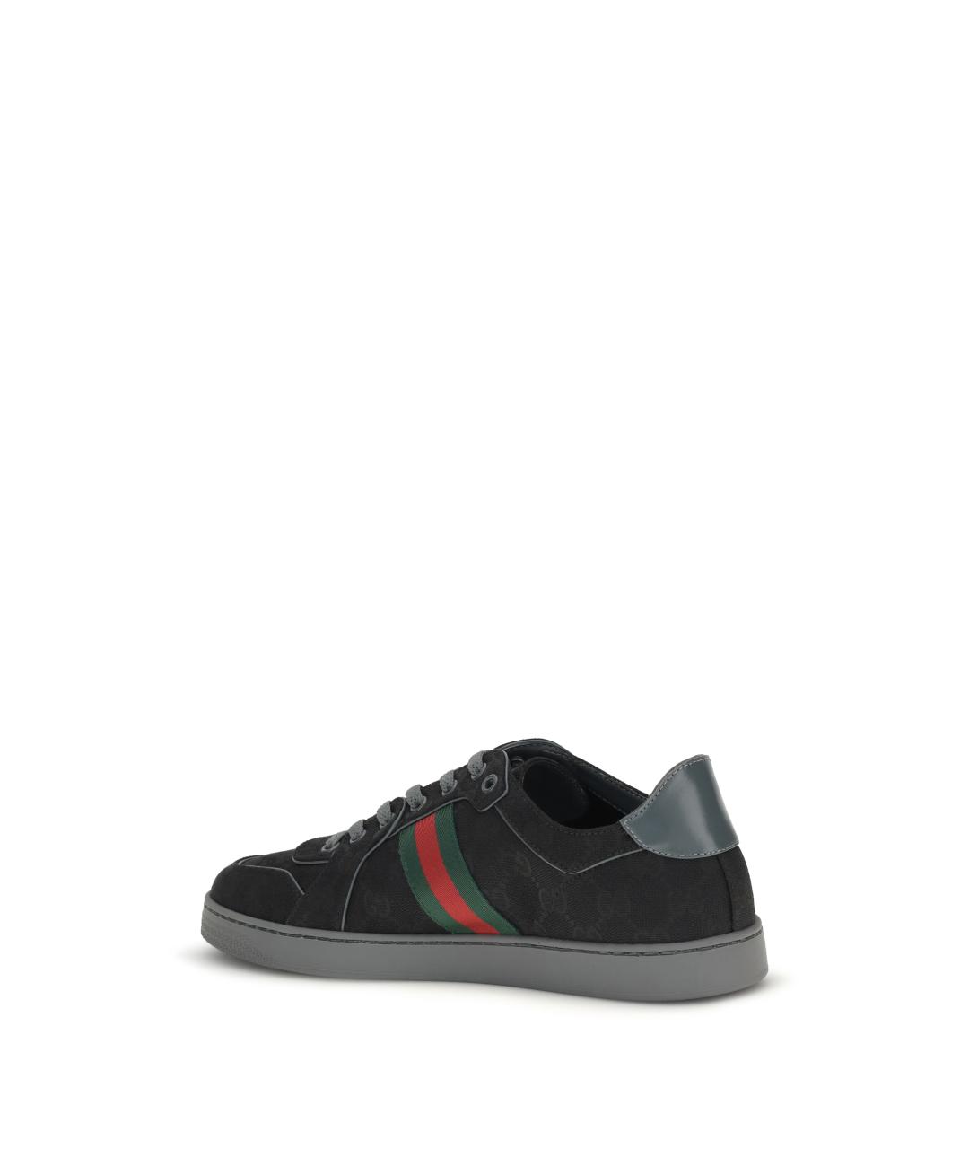 GUCCI Черные низкие кроссовки / кеды, фото 3