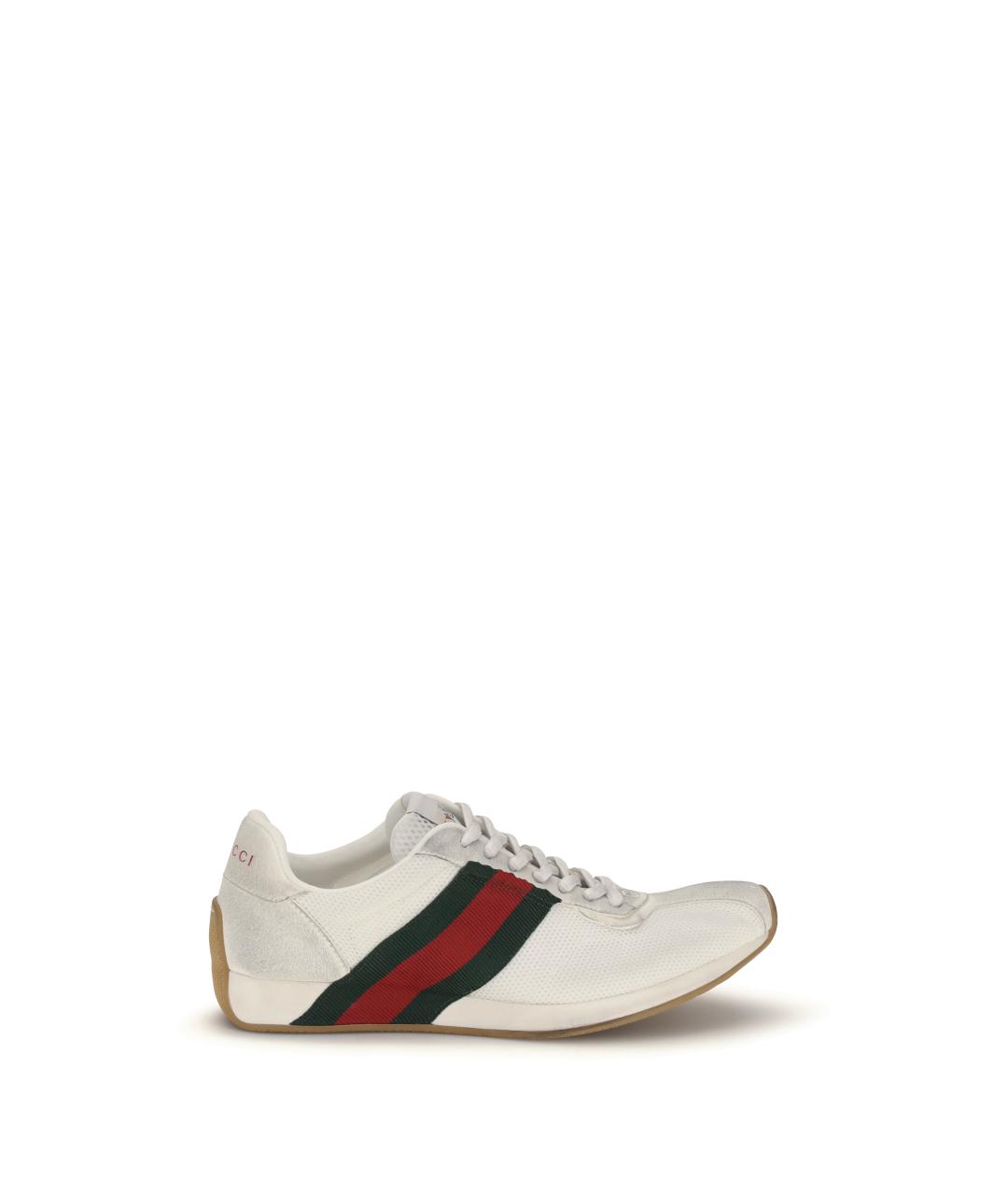 GUCCI Белые кроссовки, фото 1