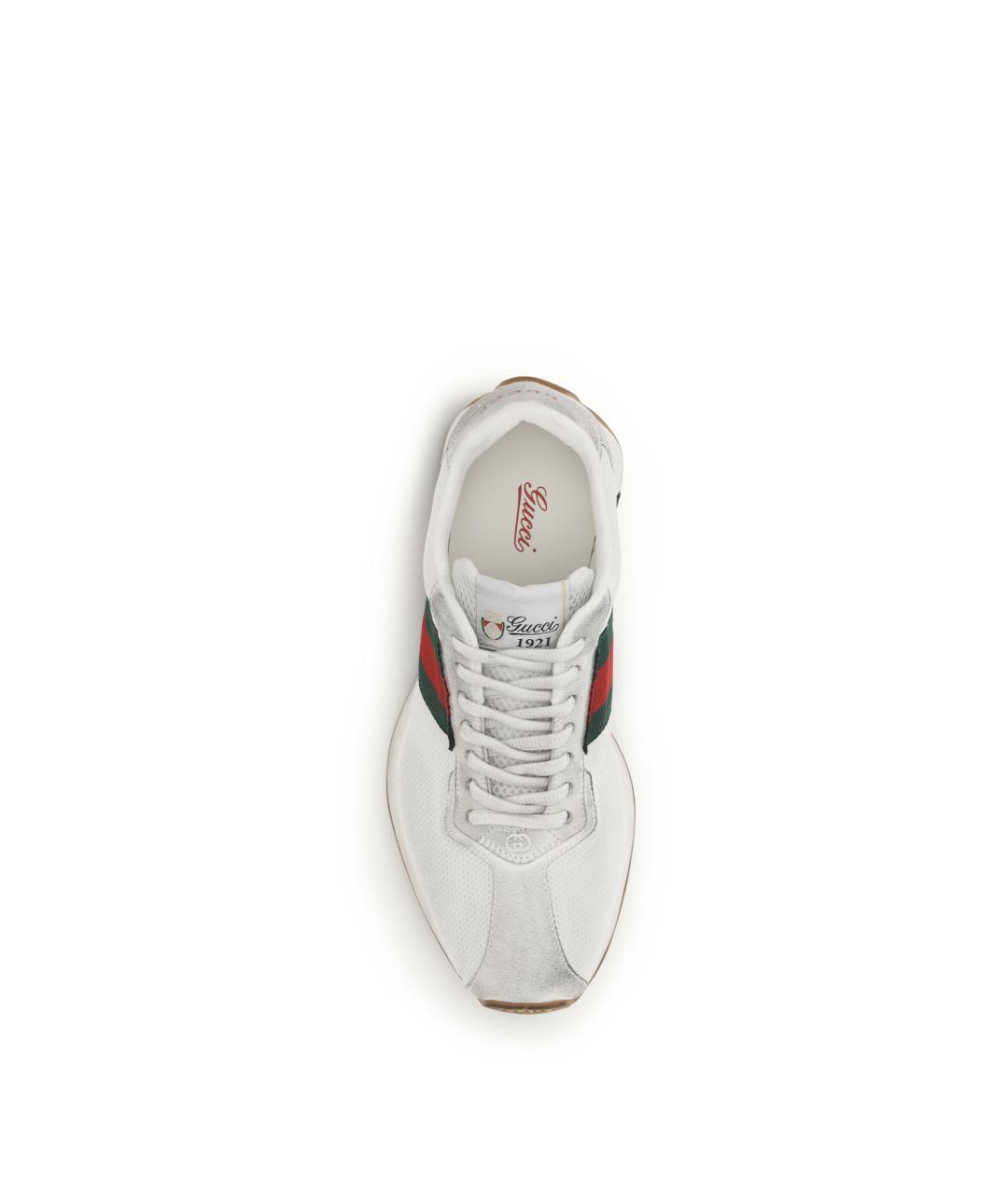 GUCCI Белые кроссовки, фото 4