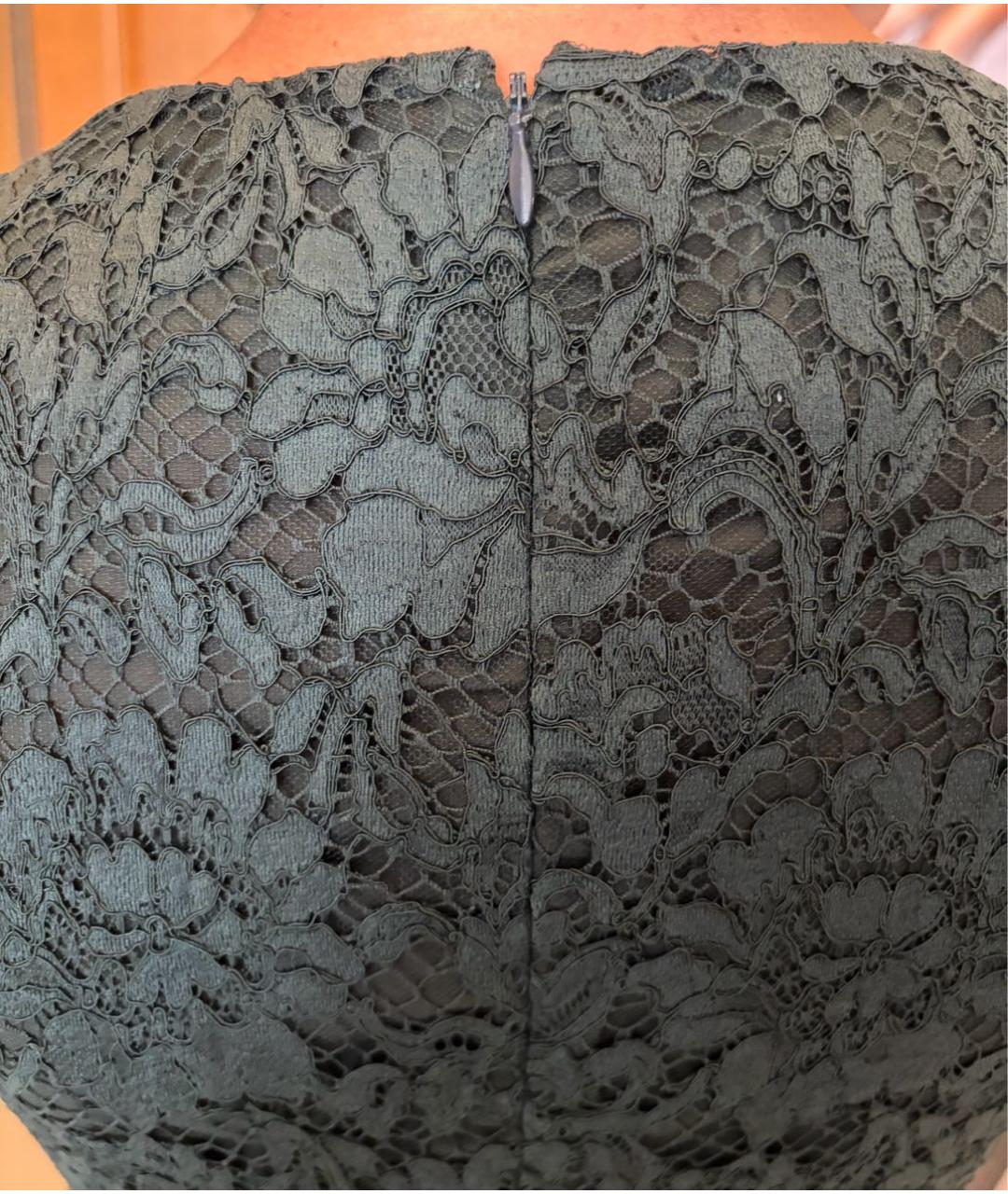 VALENTINO Зеленое хлопковое коктейльное платье, фото 6