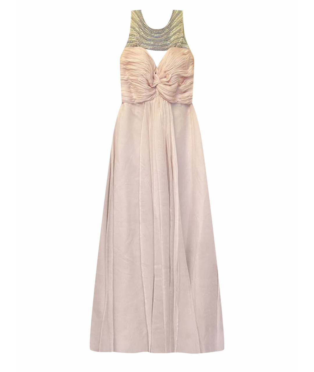 TARIK EDIZ Розовое шифоновое вечернее платье, фото 1