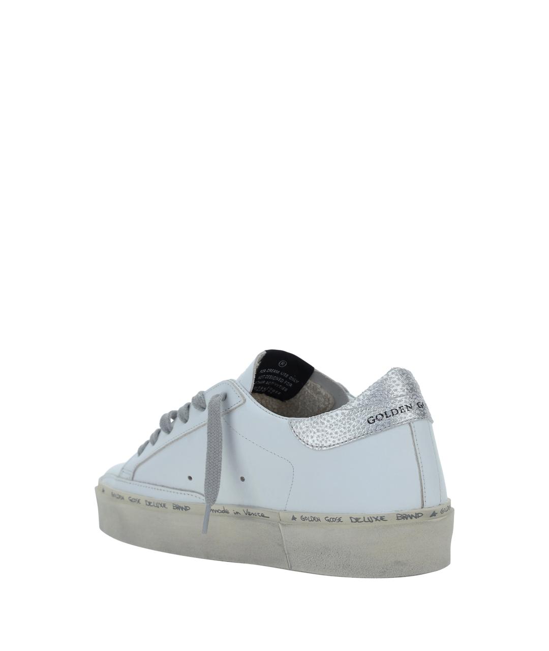 GOLDEN GOOSE DELUXE BRAND Белые кожаные кроссовки, фото 3