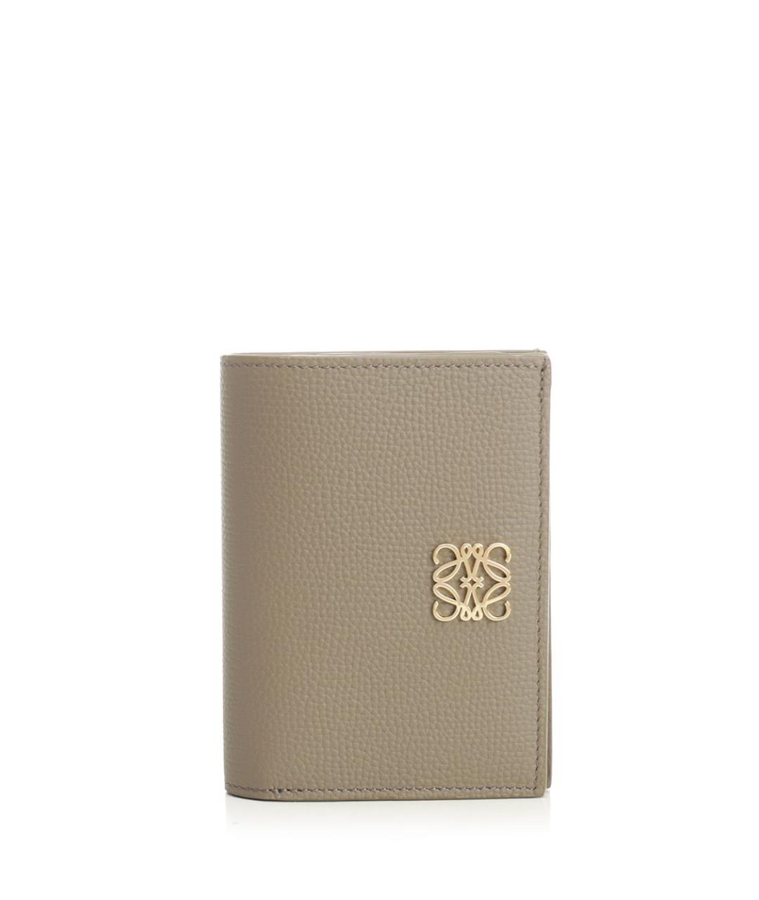 LOEWE Бежевый кожаный кошелек, фото 1