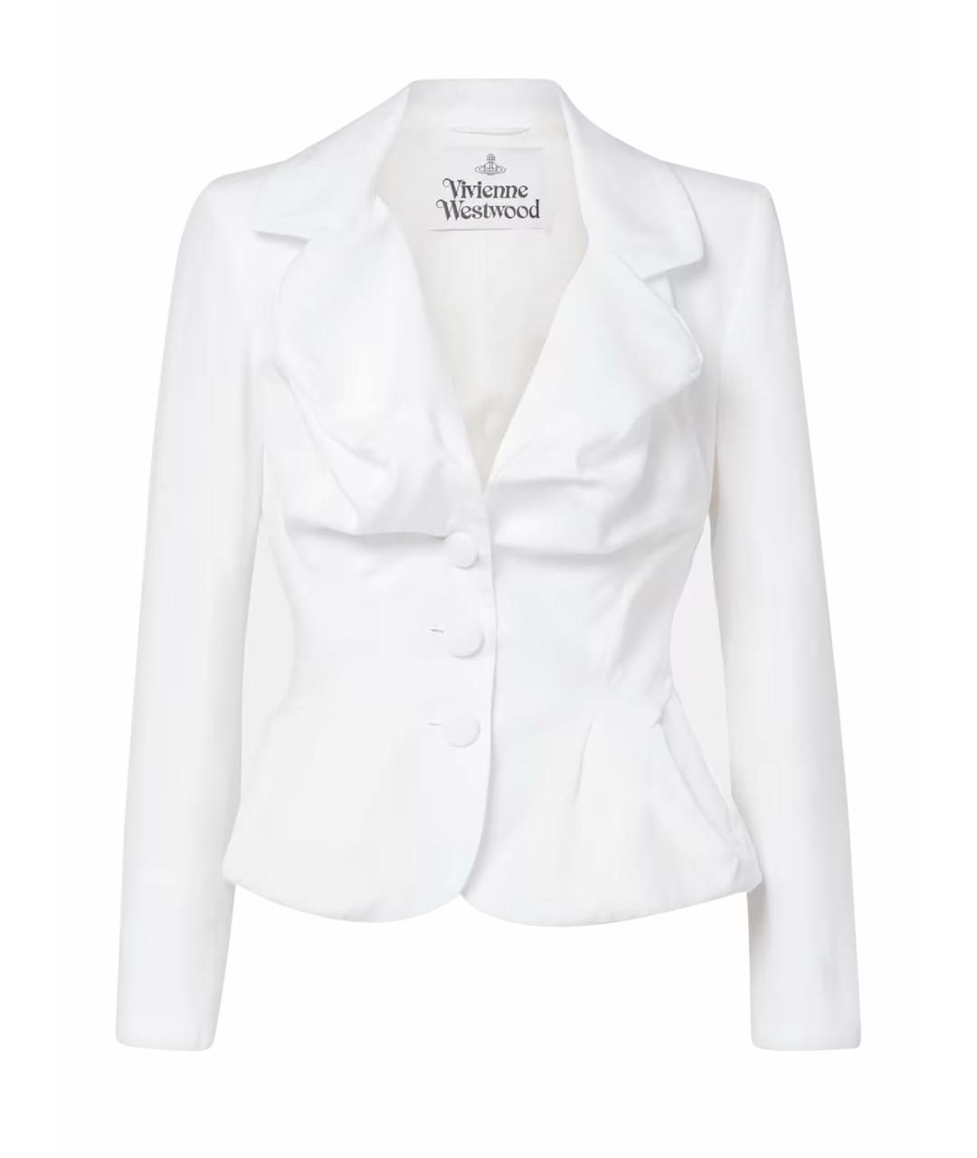 VIVIENNE WESTWOOD Белый вискозный костюм с юбками, фото 6