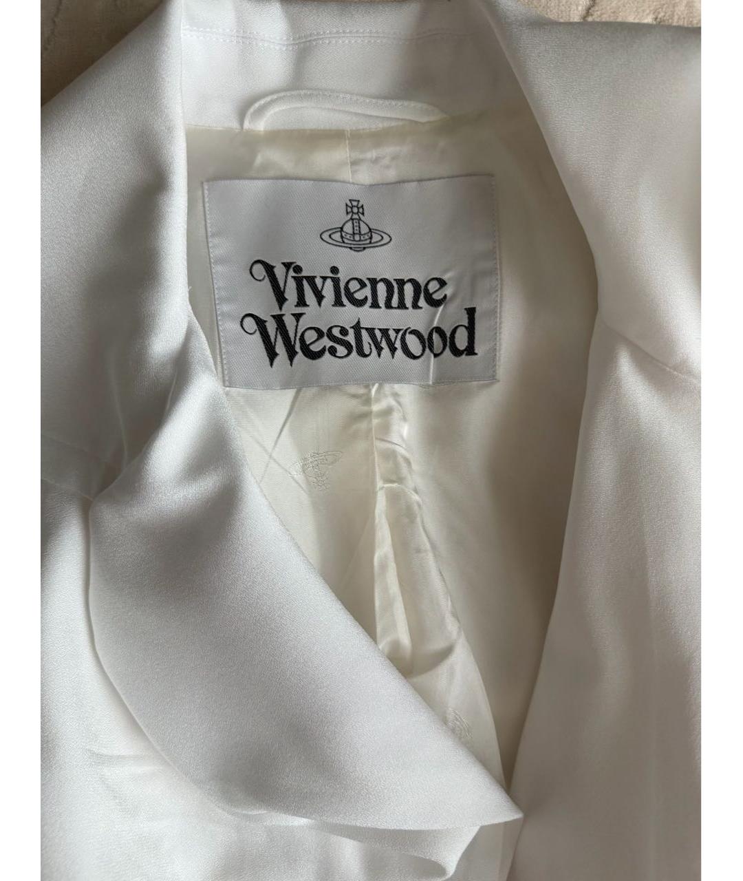 VIVIENNE WESTWOOD Белый вискозный костюм с юбками, фото 3