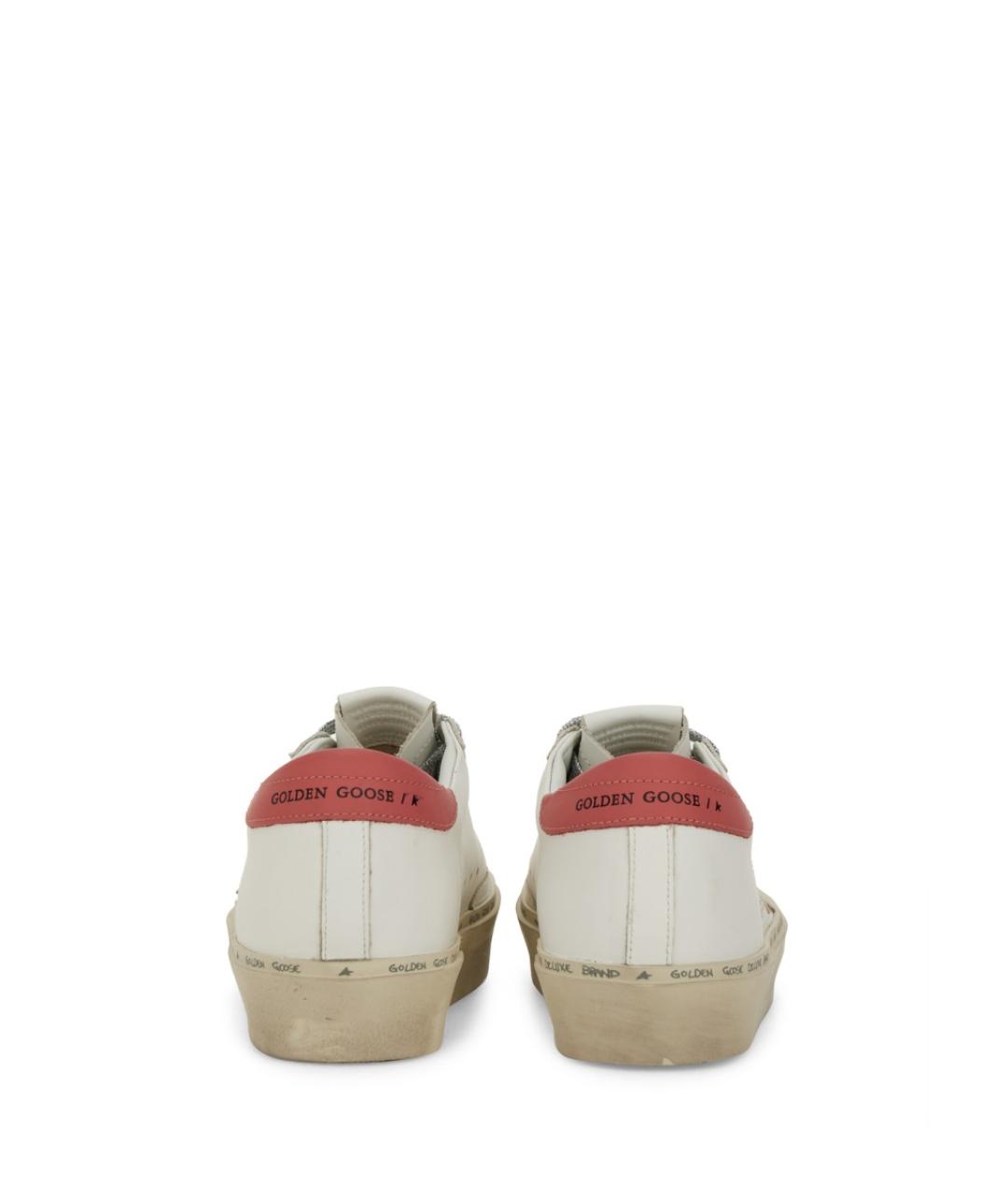 GOLDEN GOOSE DELUXE BRAND Белые кожаные кроссовки, фото 4