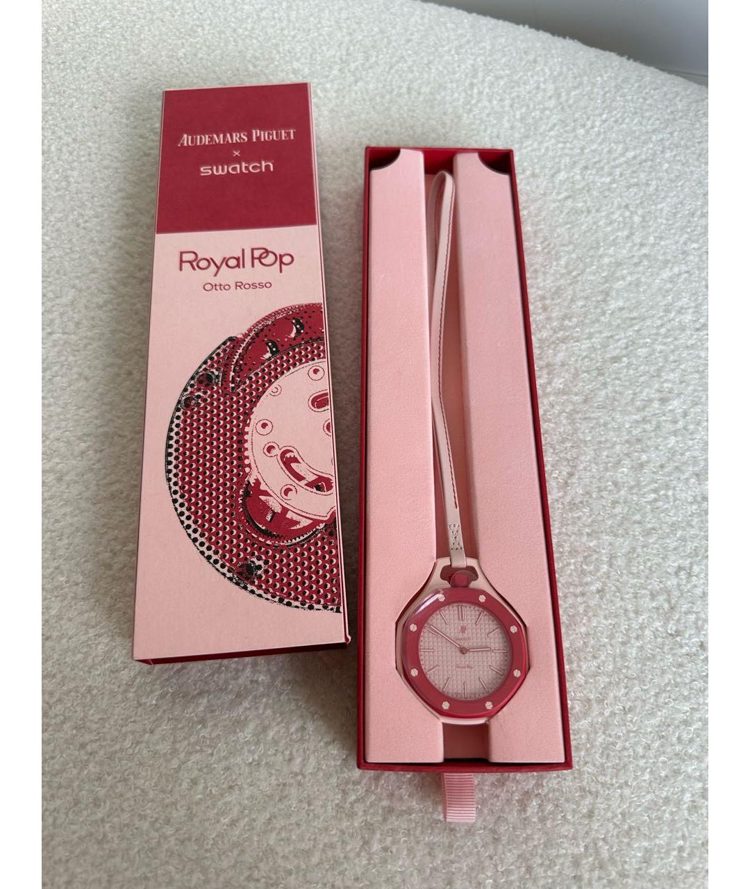 Swatch Розовые керамические часы, фото 4