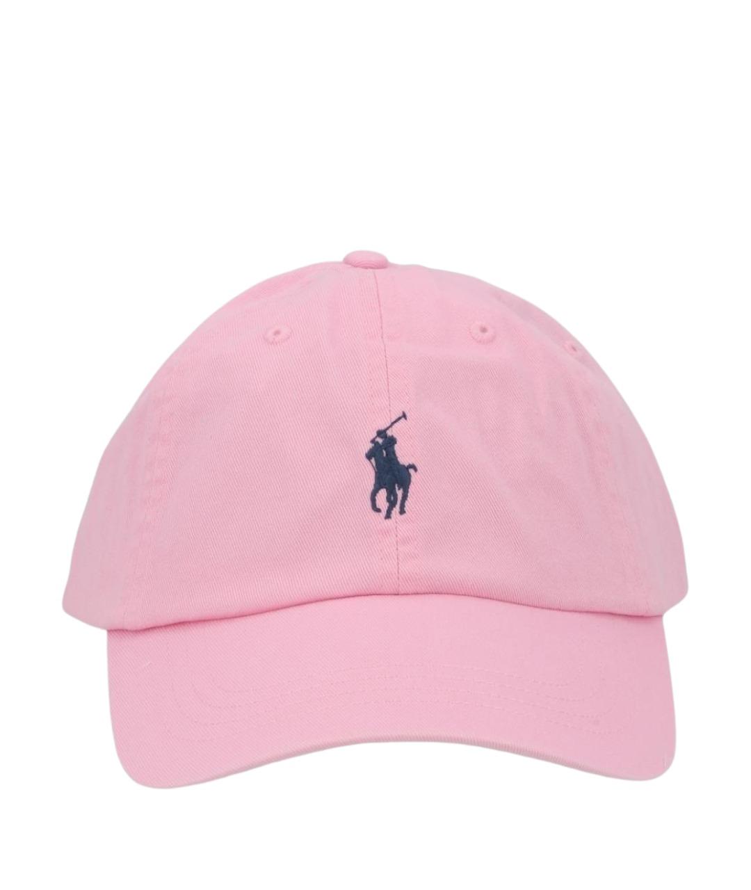 POLO RALPH LAUREN Розовая хлопковая кепка, фото 1