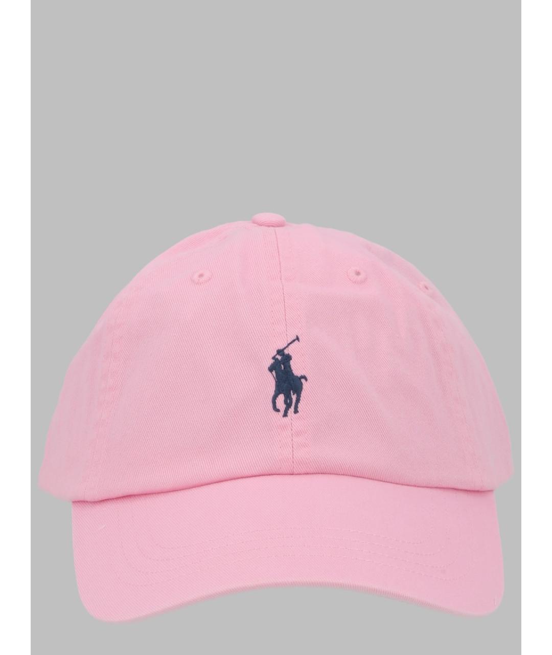 POLO RALPH LAUREN Розовая хлопковая кепка, фото 3