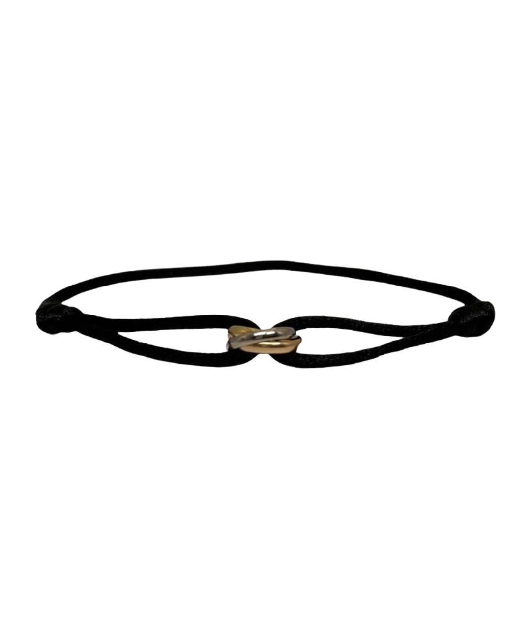 CARTIER Черный браслет из желтого золота, фото 1