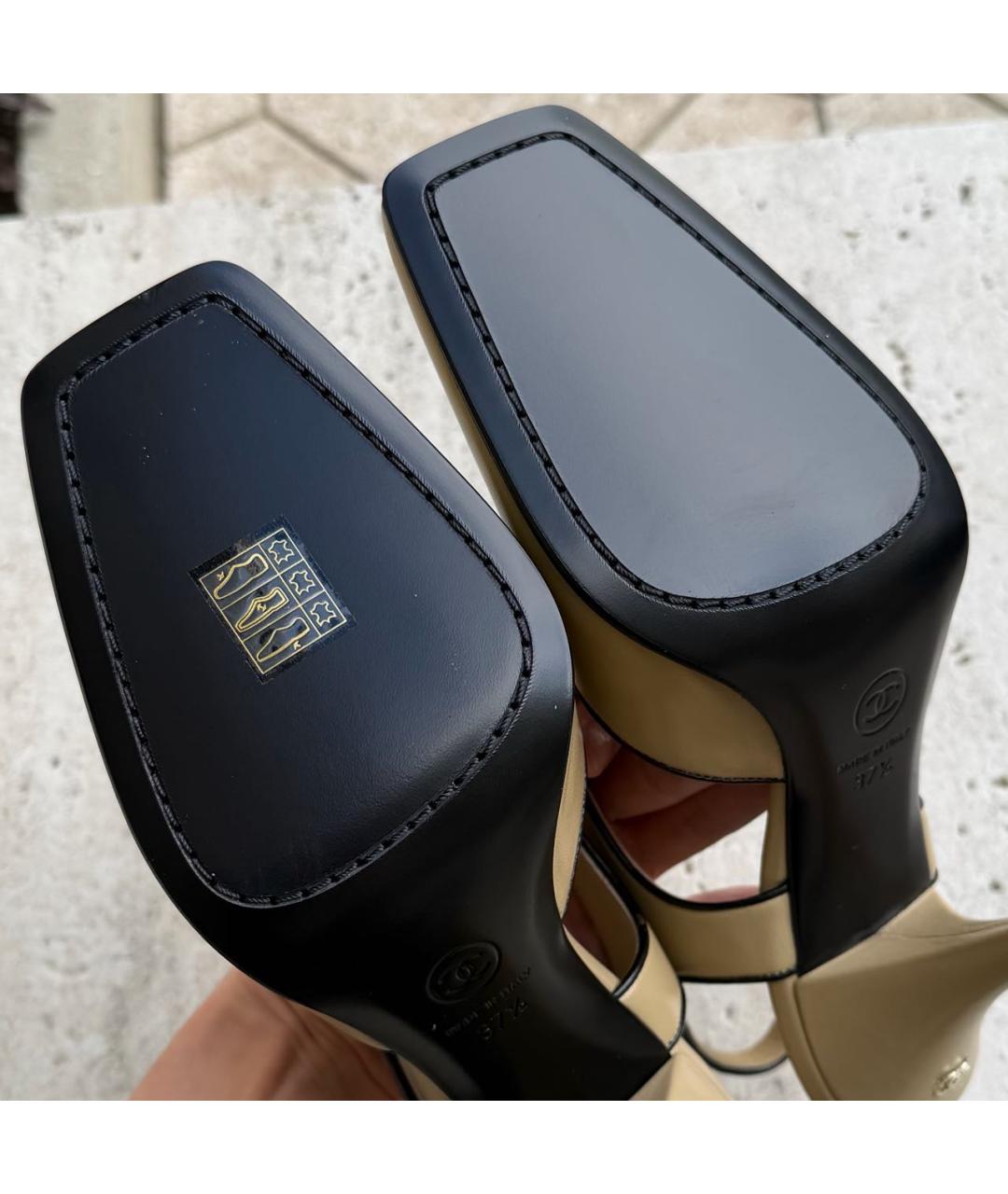 CHANEL Кожаные туфли, фото 6