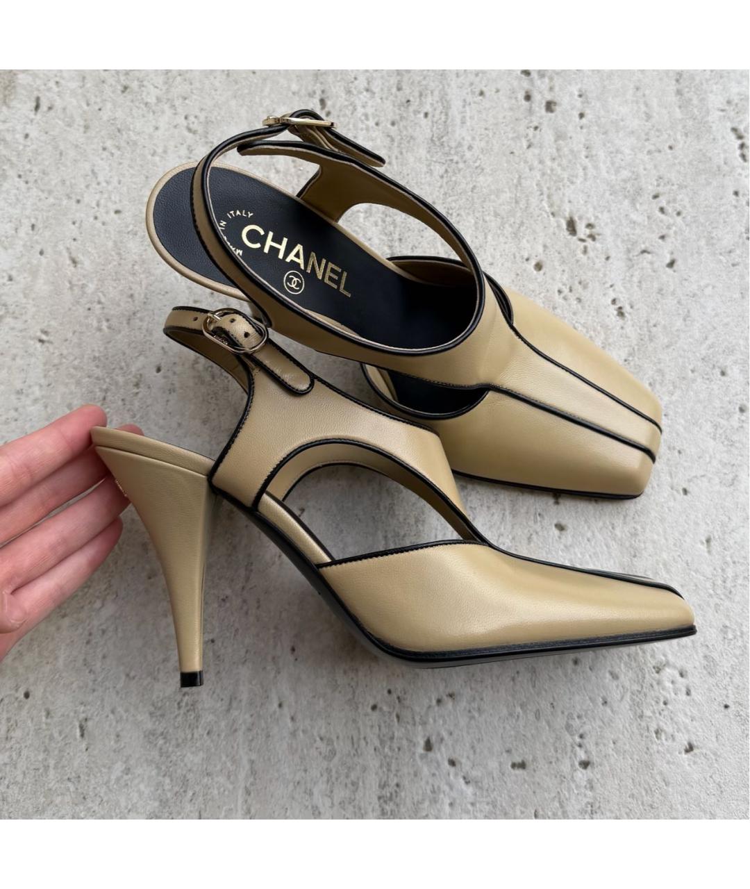 CHANEL Кожаные туфли, фото 8