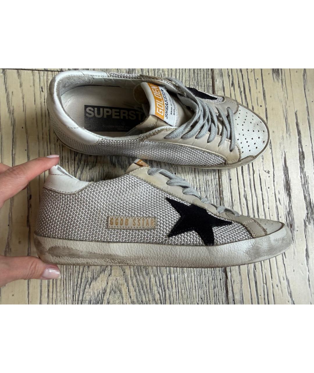 GOLDEN GOOSE Бежевые кеды, фото 6