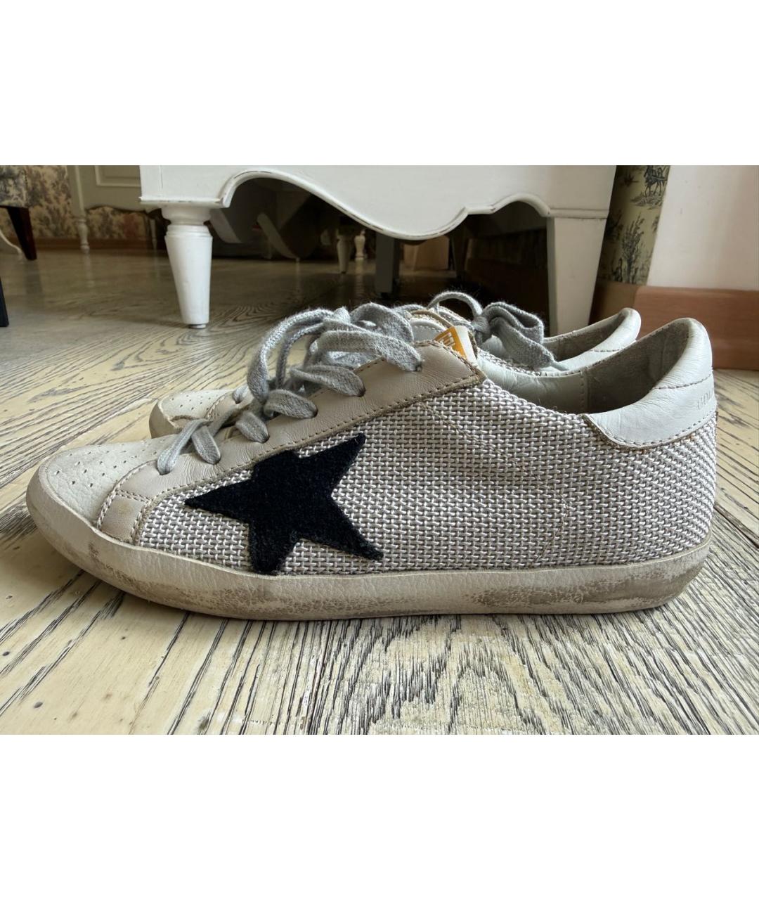 GOLDEN GOOSE Бежевые кеды, фото 4