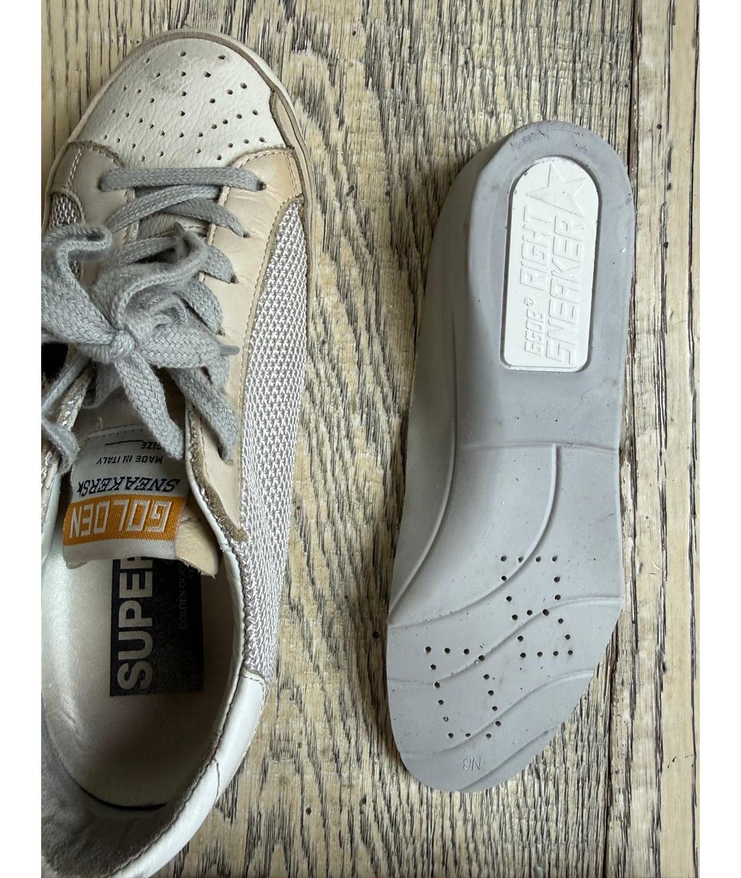 GOLDEN GOOSE Бежевые кеды, фото 7