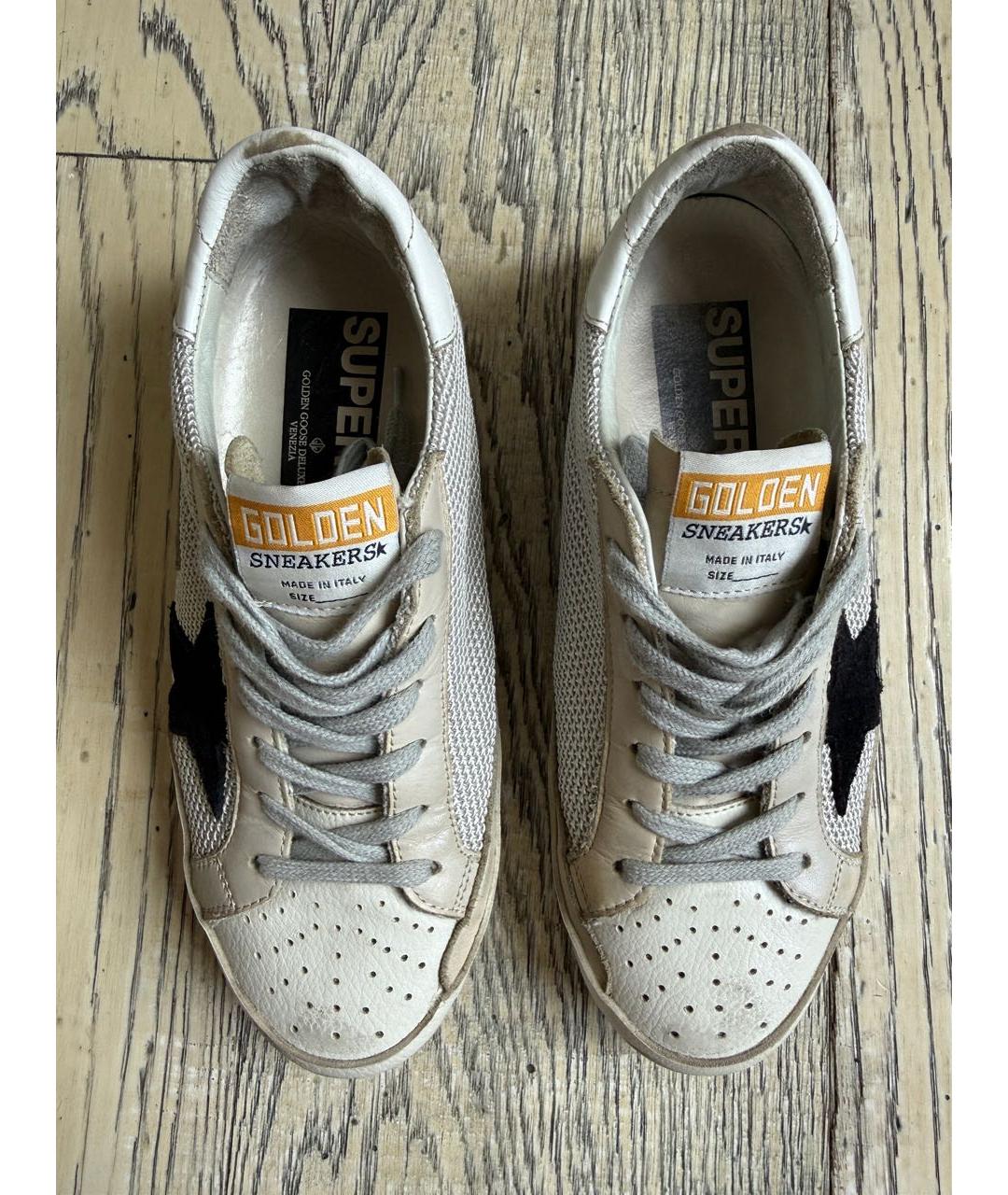 GOLDEN GOOSE Бежевые кеды, фото 2