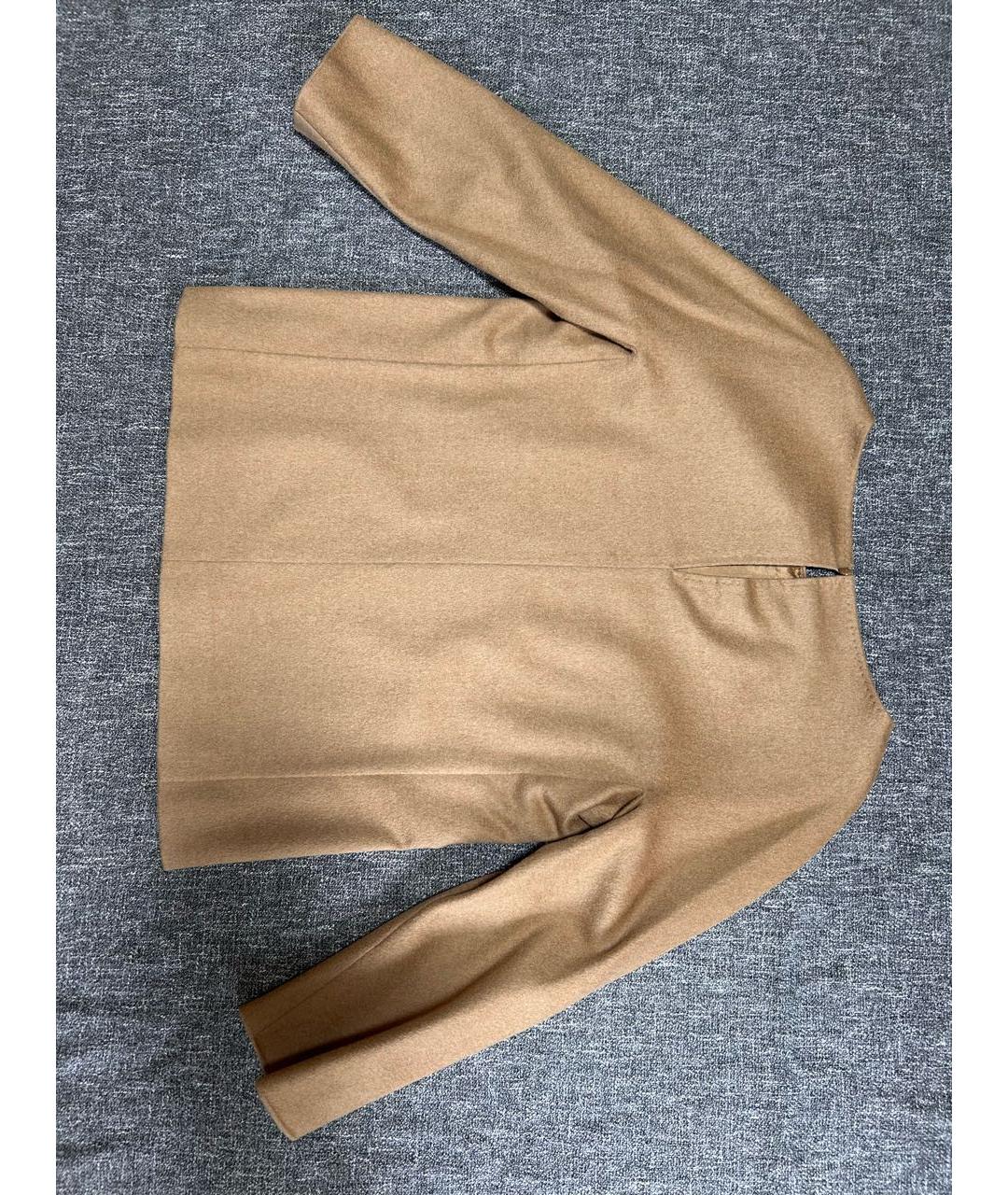 MAX MARA Бежевый шерстяной костюм с юбками, фото 4