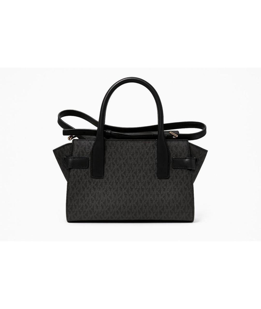 MICHAEL KORS Черная сумка с короткими ручками из искусственной кожи, фото 3