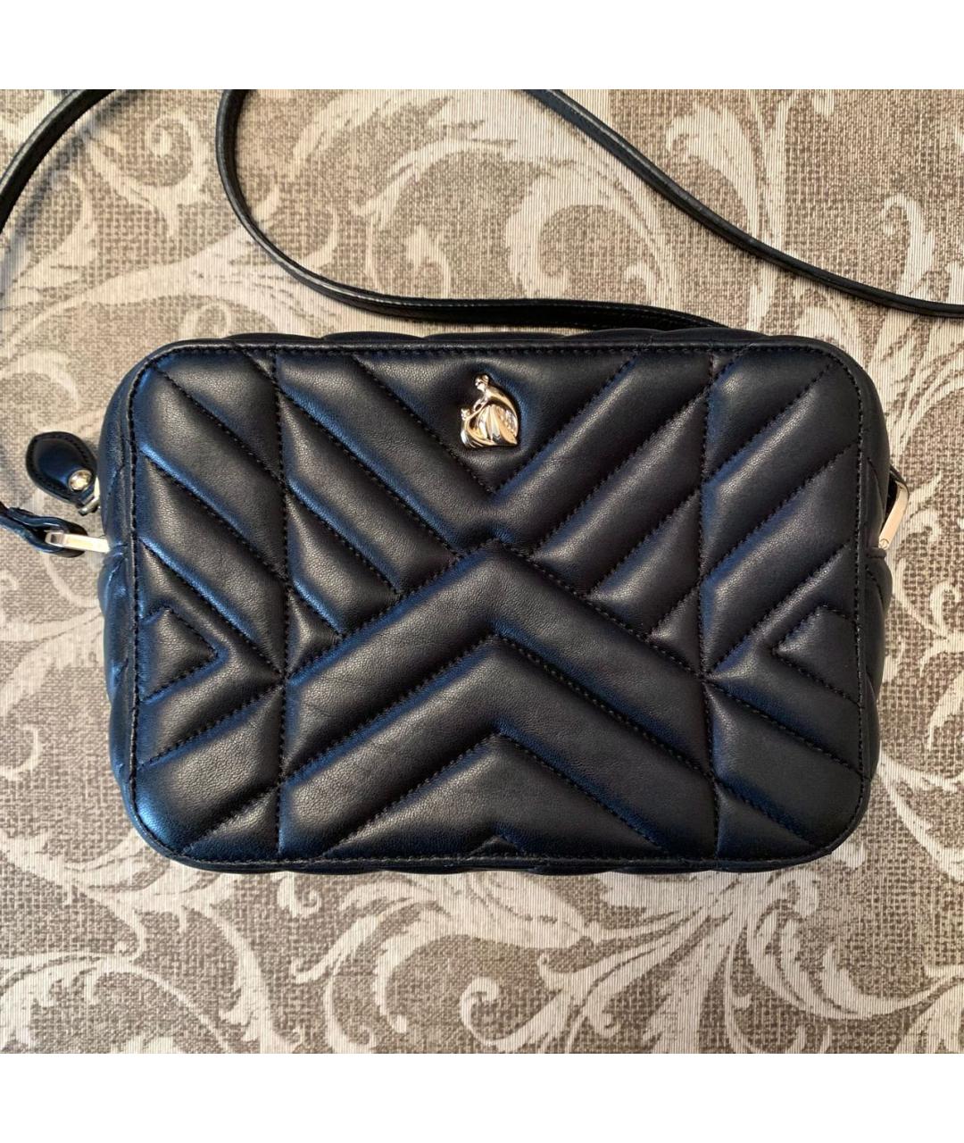 BALENCIAGA Черная кожаная сумка через плечо, фото 2