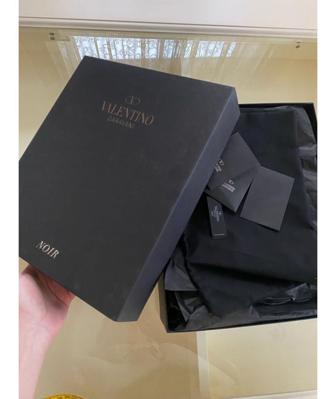 VALENTINO Черные кожаные туфли, фото 8