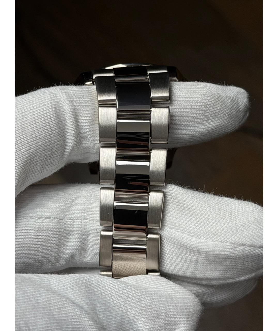 ROLEX Черные часы из белого золота, фото 6