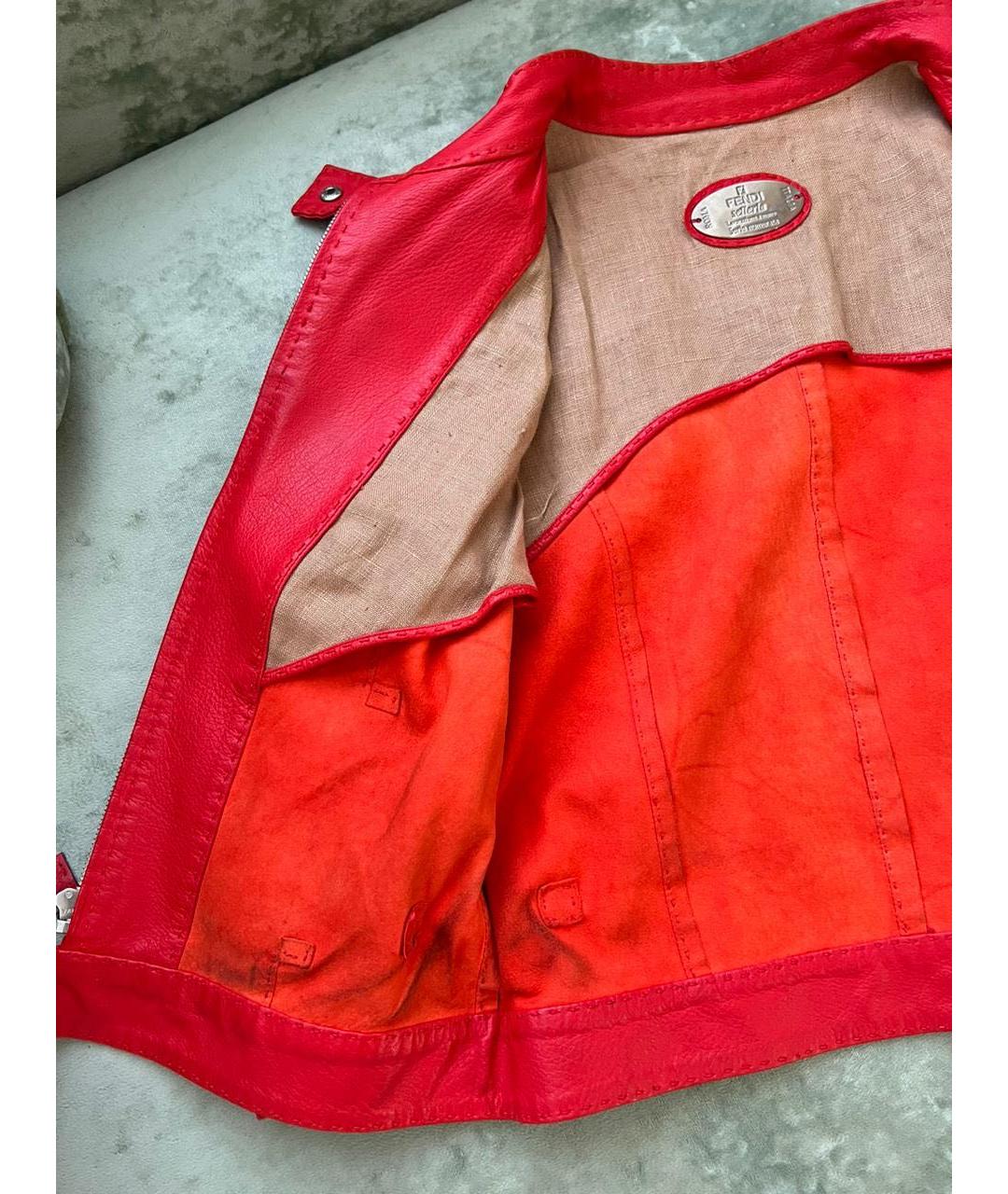 FENDI Красная куртка, фото 8
